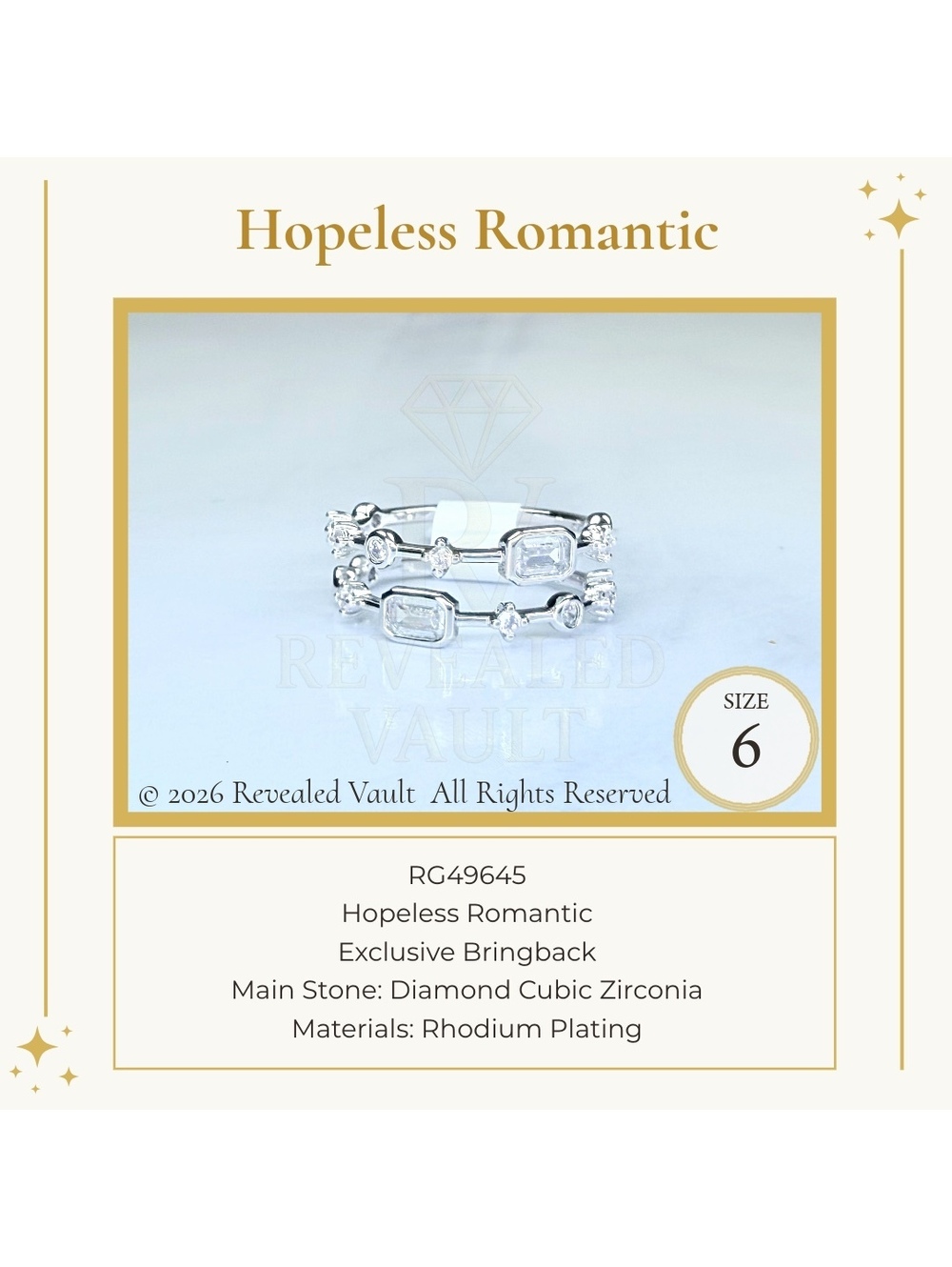 Hopeless Romantic - Size 6 - OG